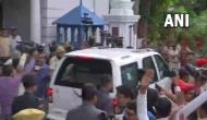 Bihar political crisis update: CM Nitish Kumar arrives at Raj Bhavan to meet Governor